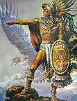 MEXICA WARRIOR ! 16" x 20"